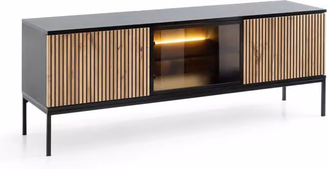 Komodee Mobile TV Laval TV154 Nero/Rovere 154x56x39 cm