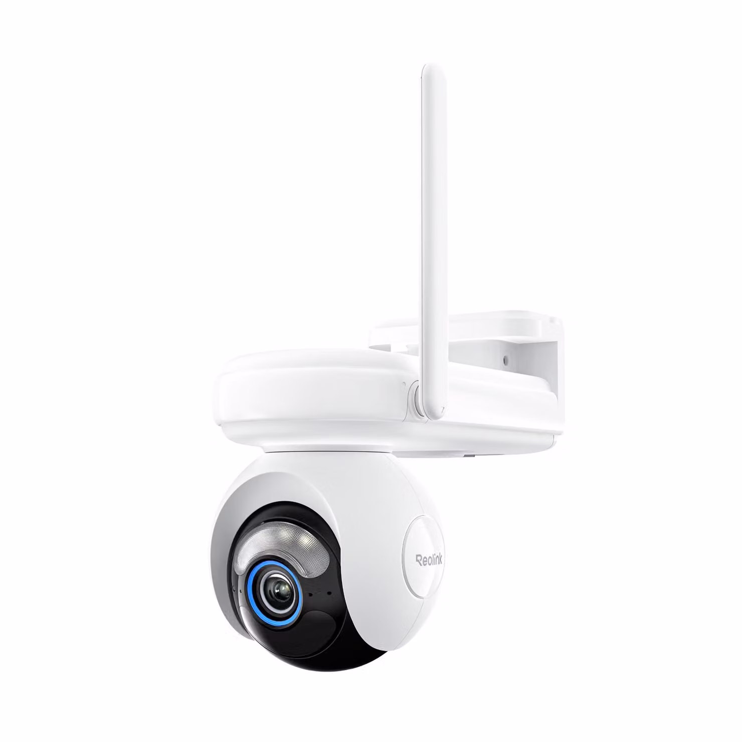 Reolink Atlas Go PT, telecamera di sorveglianza da esterno 2K 4MP 4G con panoramica a 360°, batteria da 20.000 mAh, visione notturna ColorX, preregistrazione di 10 secondi, tracciamento automatico, riconoscimento tramite IA