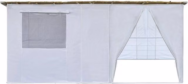 Kit Sukkah NINA Regolabile Habitat et Jardin, Bianco, L: 500 cm, P: 300 cm, H: 210 cm
