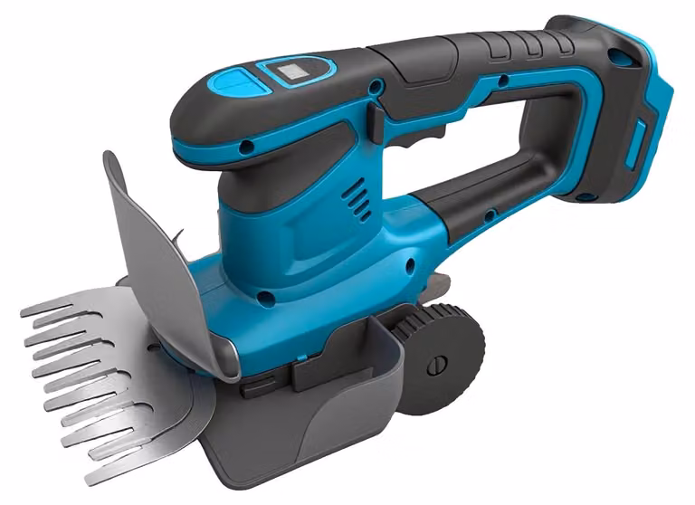 Tagliasiepi a batteria, lunghezza lama di 60 cm, compatibile con batteria agli ioni di litio da 18V, design leggero, doppia funzionalità delle lame, display digitale