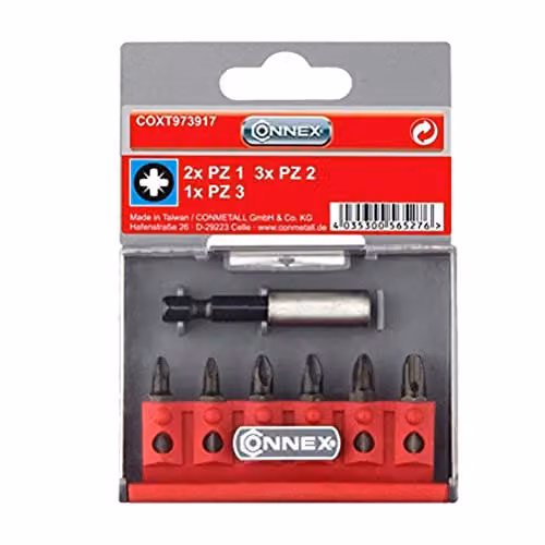 Set inserti PZ 6 pz. + supporto magnetico