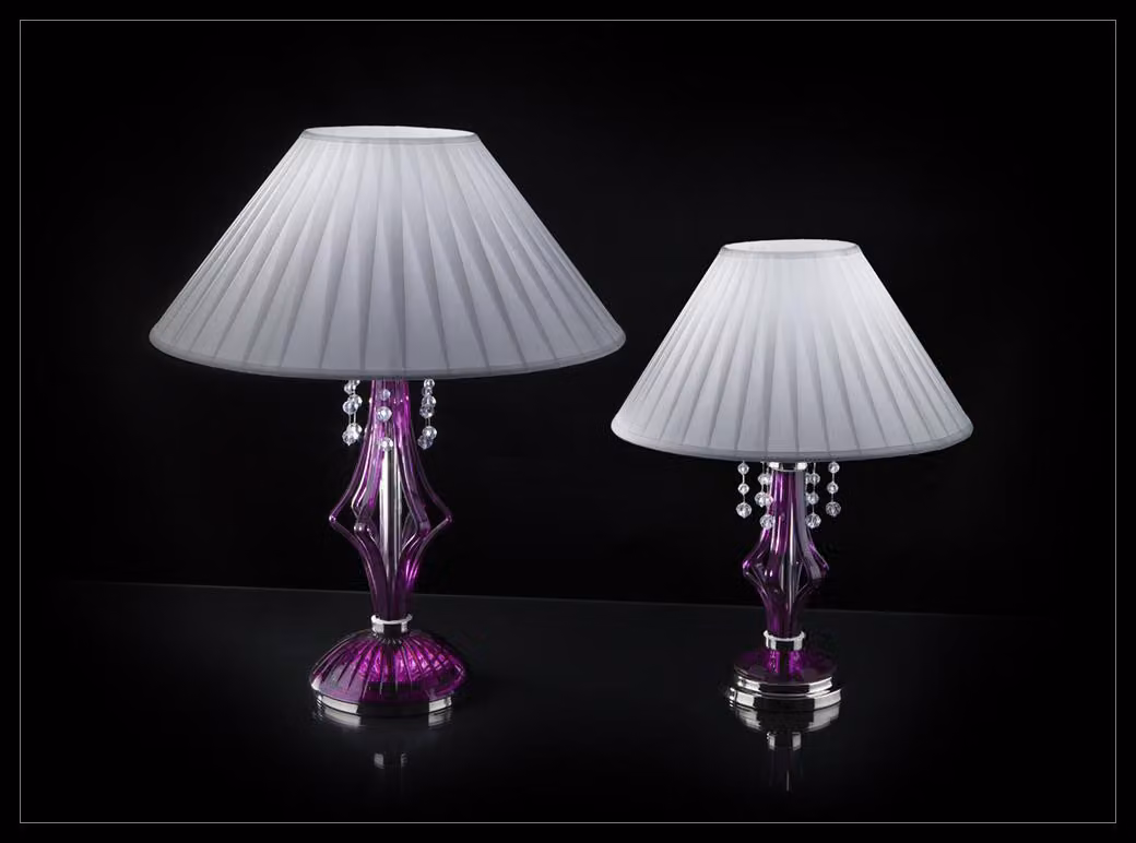 Leuchte Kristall Schreibtisch Lampe Tischlampe Elite Bohemia Steh Nachttisch