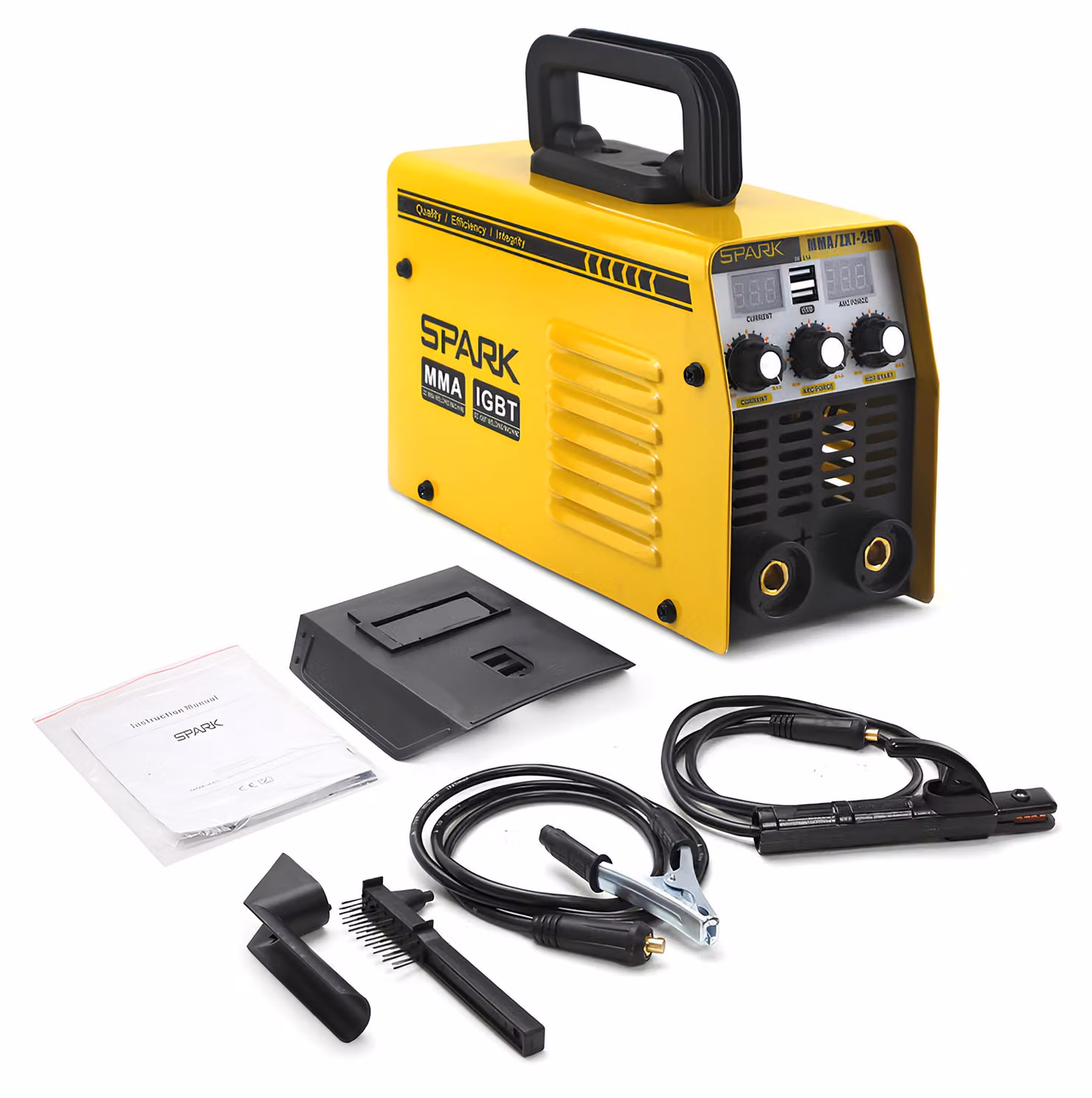 Saldatrice domestica SPARK MMA-250, 20-250A, Doppio Display, USB