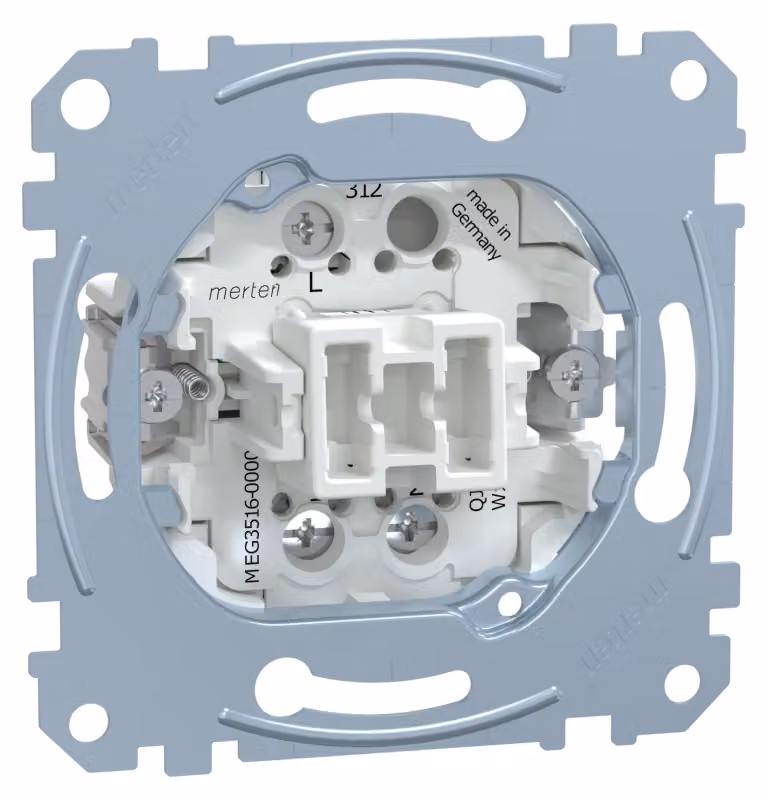 Merten Interruttori di spegnimento/scambio. 1 polo 16AX 250VAC MEG3516-0000