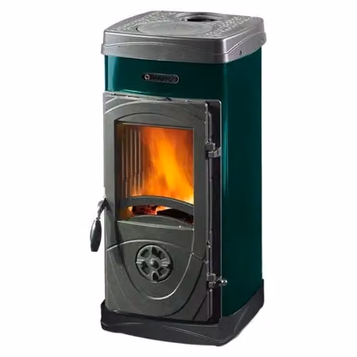 Stufa a legna Nordica Super Junior Lean Green 5,7kW – 2