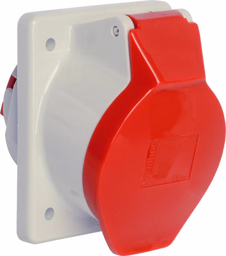 WALTHER-WERKE Presa angolare da superficie 63A 5P 400V 6h IP44