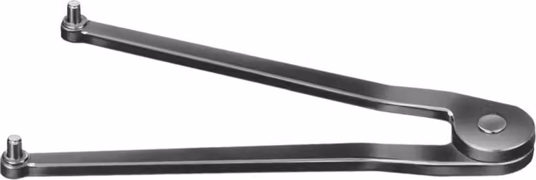 AMF Chiave frontale regolabile 758 per interasse fori 7 - 40 mm - 40485