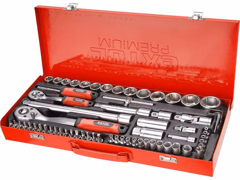 EXTOL 8818370 Chiavi a bussola 1/4", 1/2",