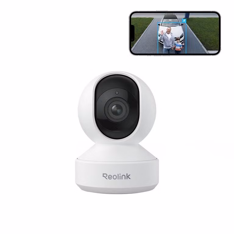 Telecamera di sicurezza per bambini da interno 4K 8MP Dual Band Wi-Fi 6 PTZ, tracciamento automatico, zoom 3X, panoramica e inclinazione, rilevamento persone/animali/furti