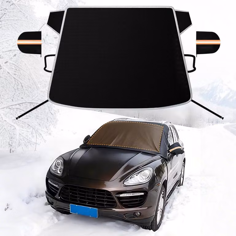 Copertura per parabrezza auto, realizzata in tessuto Oxford, dimensioni 180x120 cm, protezione da neve, gelo, raggi UV e polvere