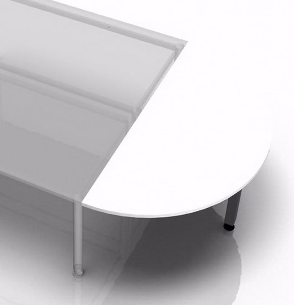 RA160 G - Tavolino da appoggio 160x80 bianco