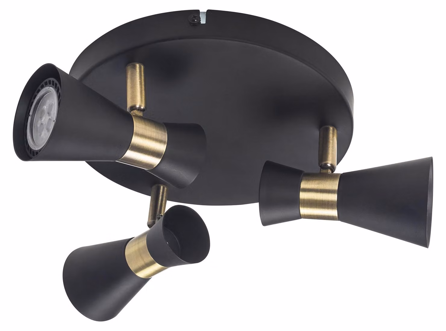 Plafoniera LEDS C4 Eufo - 32 W, nera