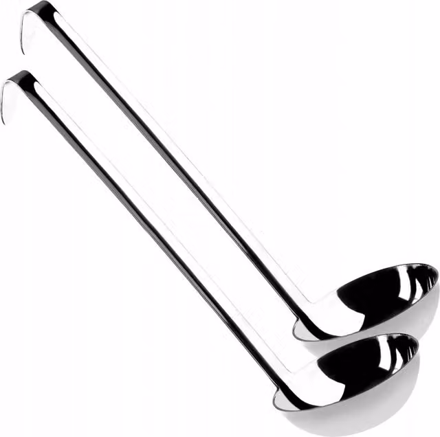 Set di 2 mestoli in acciaio KADAX per zuppa e salse.
