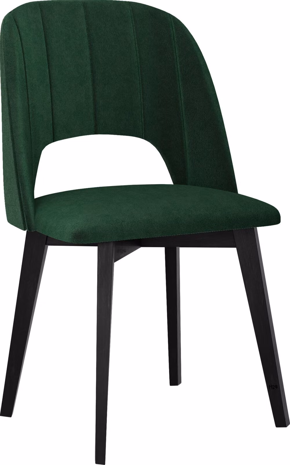AFTON 8 sedie da tavolo da pranzo - nero / verde