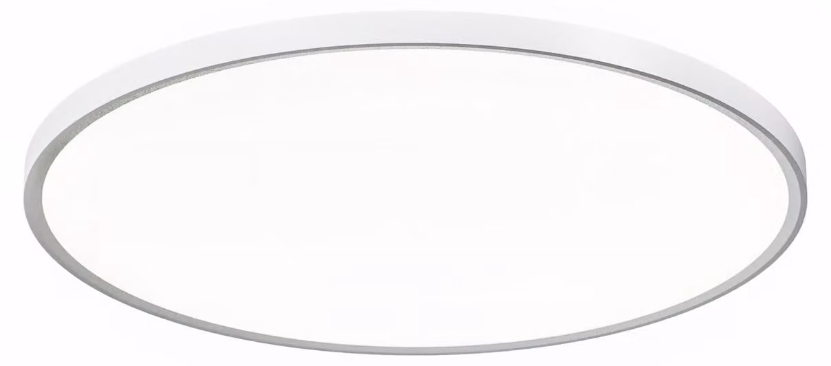 Plafoniera rotonda serie GPL 40W LED con tecnologia CCT 3000K/4000K/6000K in materiale termoplastico bianco - Gealuce - Installazione interna
