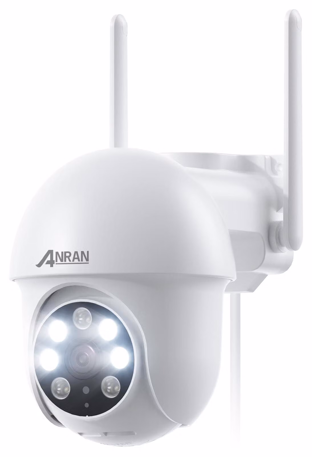 Telecamera di sicurezza wireless - Risoluzione 5MP - Rotazione a 360° - Visione notturna a colori - Ideale per la sicurezza esterna - Compatibile con Alexa
