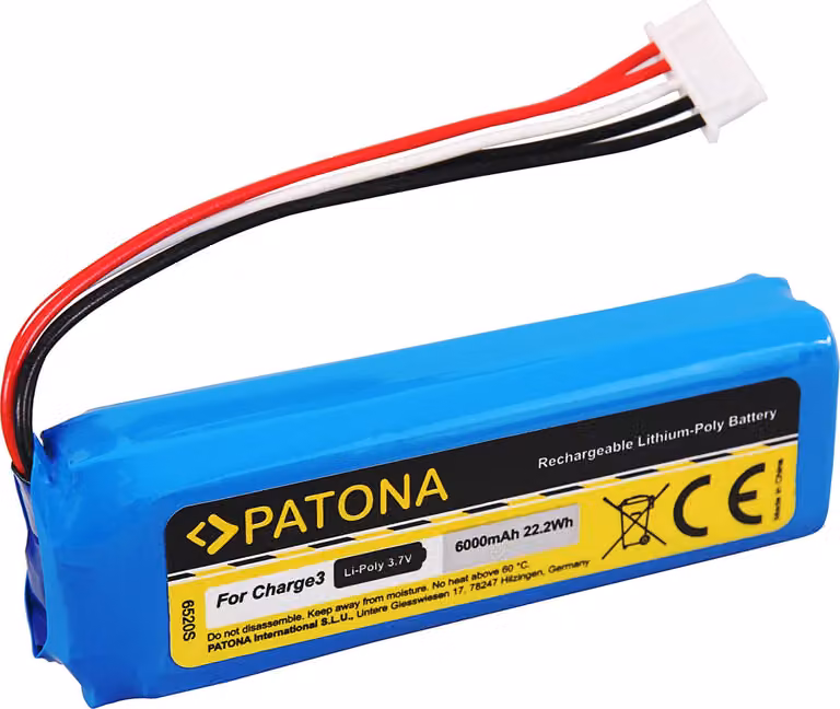 Batteria JBL Charge 3 /2016+/ 6000mAh 3.7V Li-Pol GSP1029102A