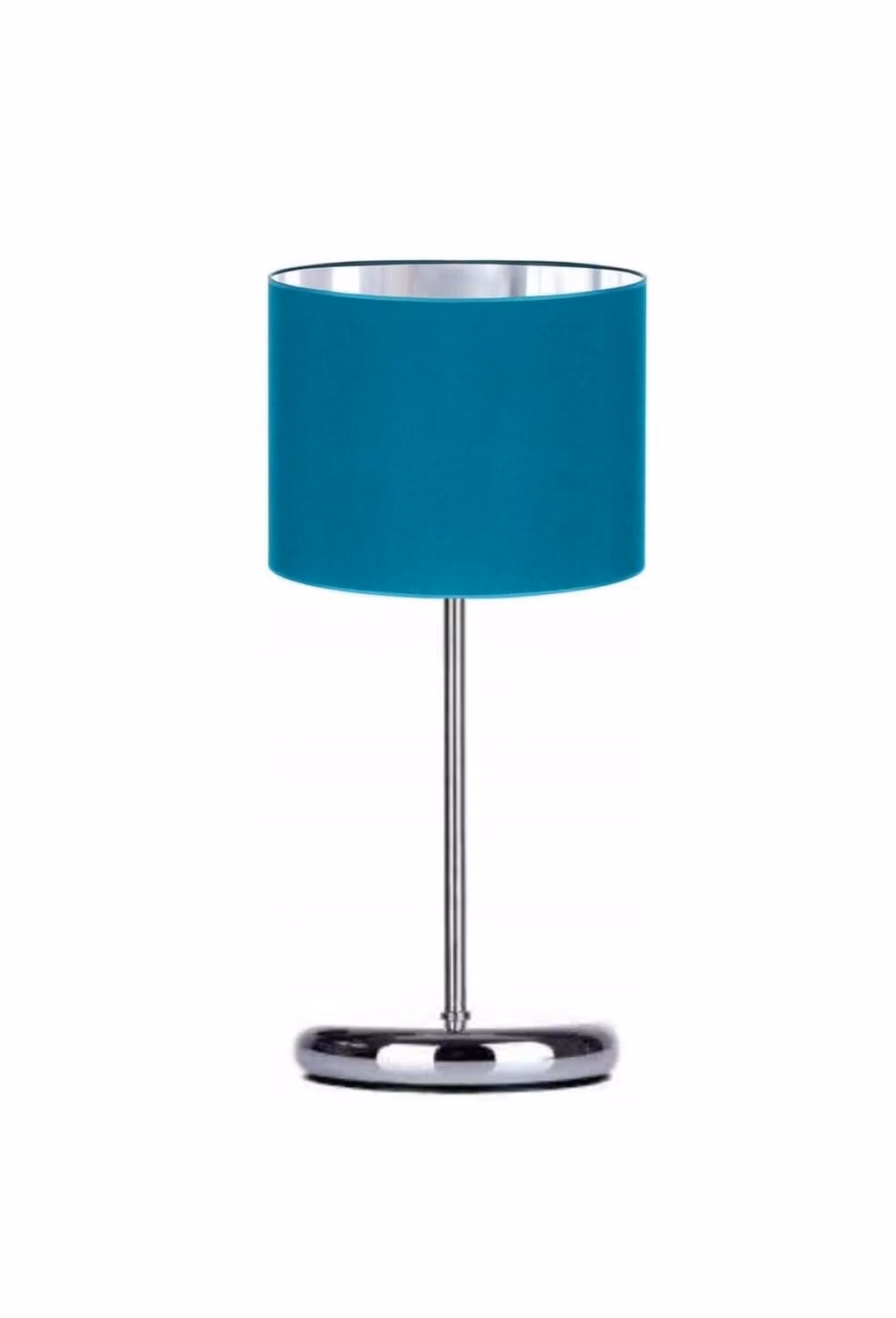 Lampada da tavolo turchese-argento lampada vintage moderna E27 lampada di design a 1 luce N230-GL1-T