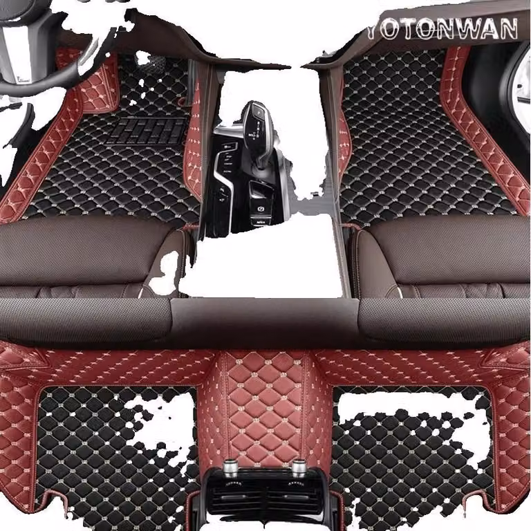 Tappetini per auto, design protezione impermeabile, set di 3 tappetini-19