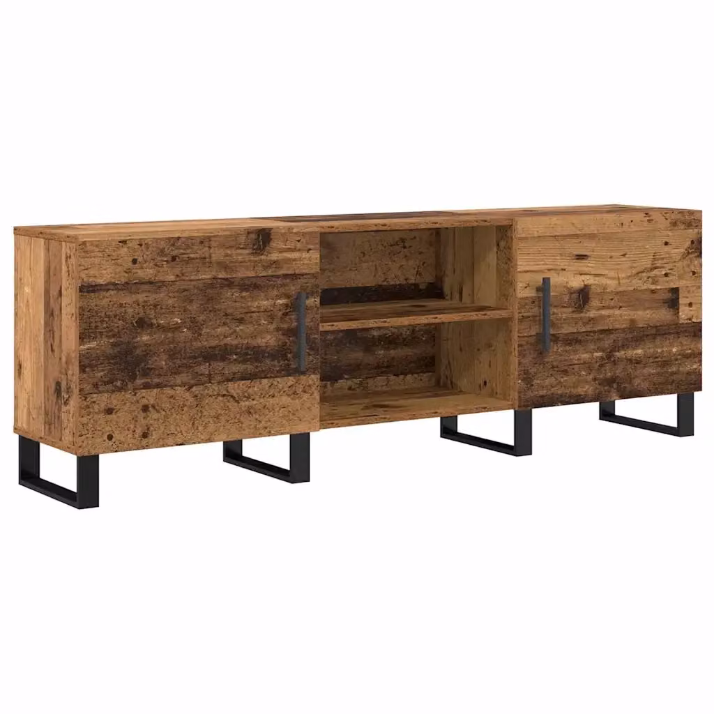 Mobile TV e Credenza Moderna vidaXL in Legno Marrone L: 150 cm, P: 30 cm, H: 50 cm – 2