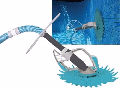 Pulitore automatico a suzione Kokido Butterfly multicolore per piscine interrate e fuori terra con tubo in fibra di vetro da 10,4 m – 2