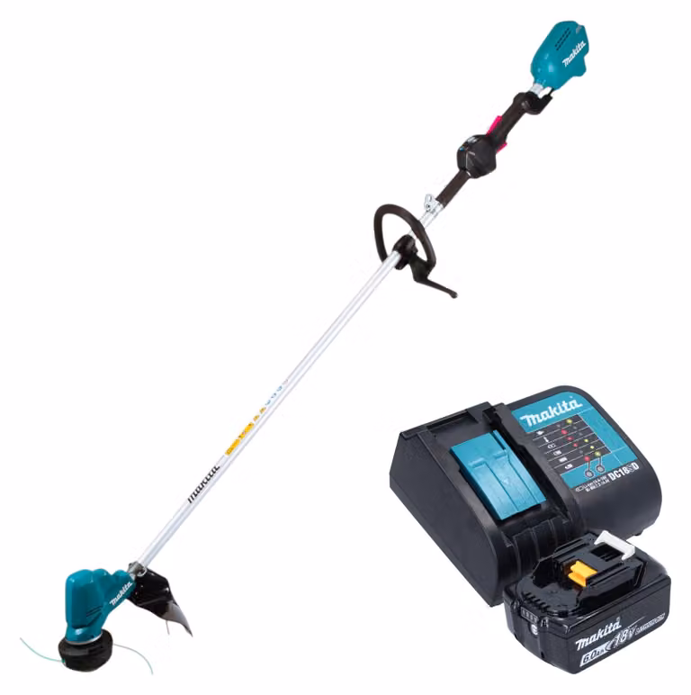 Tagliabordi a batteria Makita DUR 190 LSGX9 18 V 300 mm Brushless + 1x batteria 6,0 Ah + caricabatterie