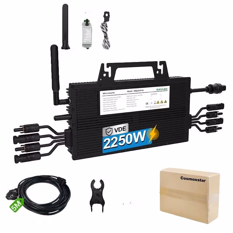 Microinverter solare, potenza in uscita 2250 W, compatibile con dispositivi smart, FNL2250W, 230 V, 16-60 V