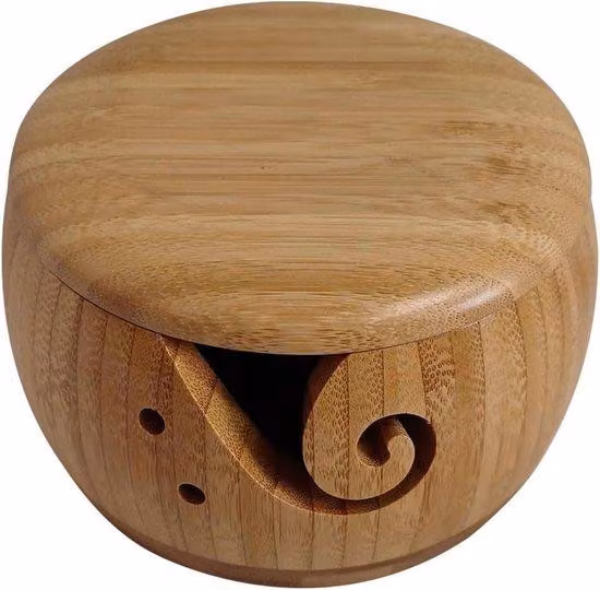 Contenitore in legno per filati - Artigianato - Conservazione dei filati