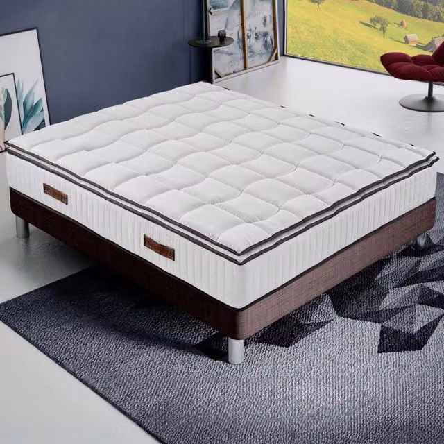 Materasso Hybrid MaterassieDoghe in Waterfoam Bianco con Rivestimento Sfoderabile e Antibatterico, L/P/H: 135 x 200 x 24 cm – 1