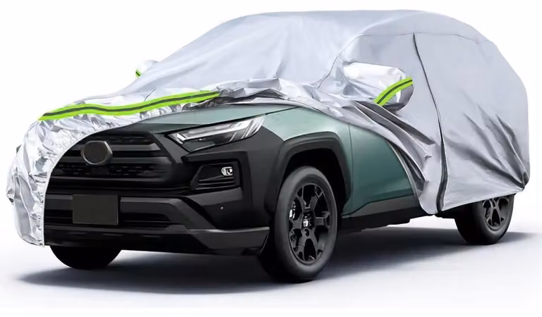 Copertura impermeabile per auto, adatta per Toyota RAV4 dal 2012 al 2025, colore argento