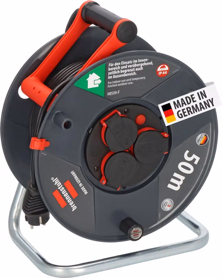 Brennenstuhl Garant V2 IP44 avvolgicavo 50m per uso esterno