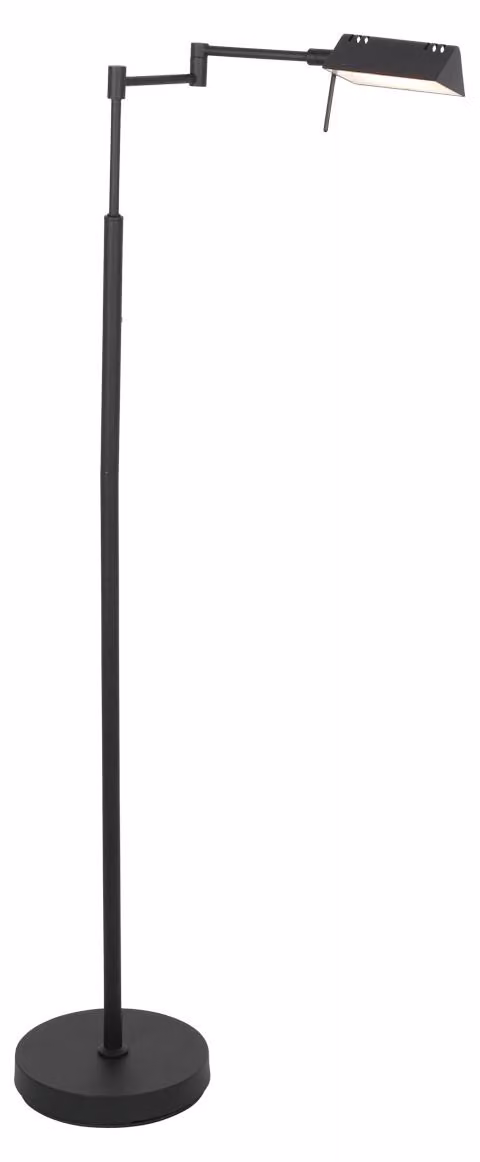 Lampada da terra - nero - GlowGo - metallo - Ø 23cm - LED - 4603ZW - Mexlite