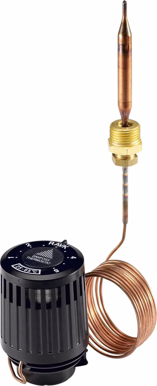 Elemento termostatico Danfoss RAVK Sensore remoto, 25-65 °C, capillare 2,0 m, 1 pz.
