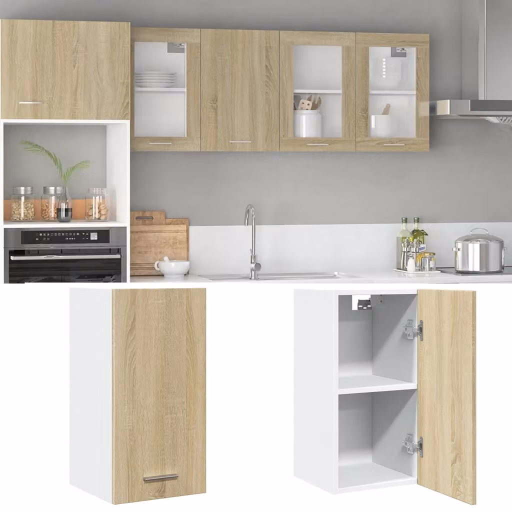 Pensile da cucina moderno vidaXL Lyon in Rovere Sonoma marrone L/P/H: 29,5 x 31 x 60 cm