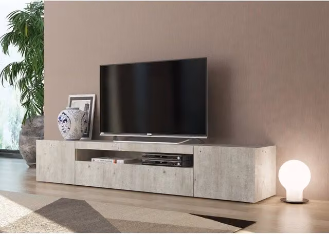 Mobile Porta TV Daiquiri – 200cm – Cemento