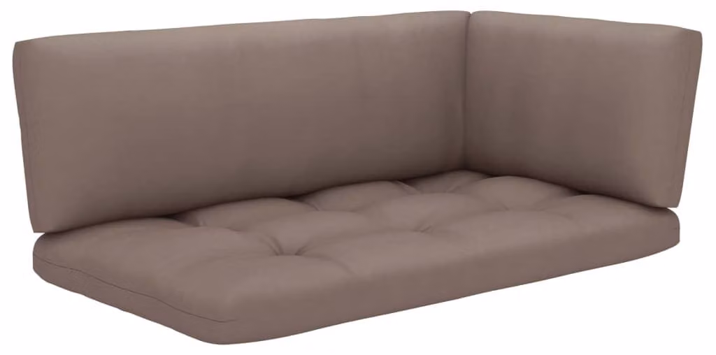 vidaXL Set da salotto in pallet 6 pezzi grigio Legno di pino impregnato