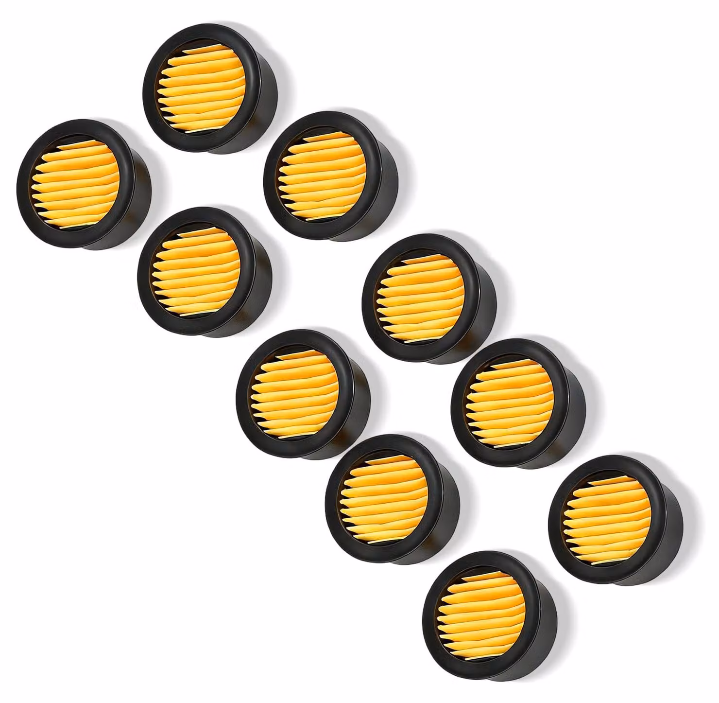 10 elementi filtranti di ricambio per compressore d'aria, dimensioni 58 mm x 24 mm