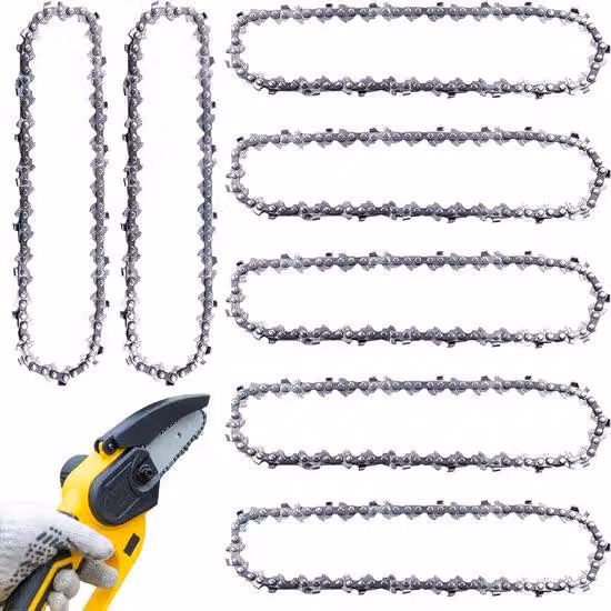 7 catene per motoseghe da 1524 cm - Mini motosega