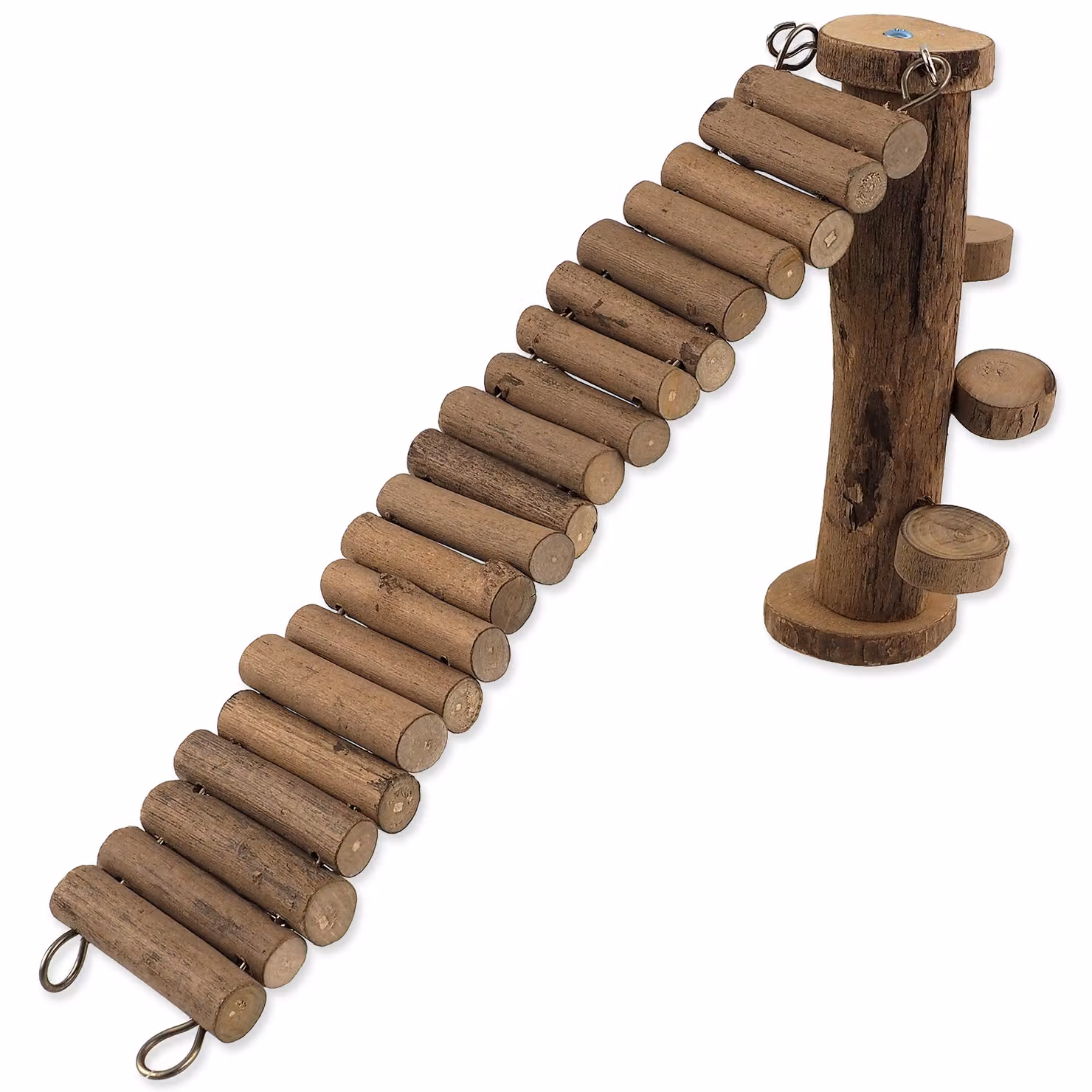 PICCOLI ANIMALI struttura per arrampicata in legno con gradini 30 cm