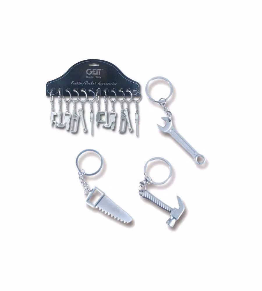 Portachiavi Anello Attrezzi             Pz 12 Geit