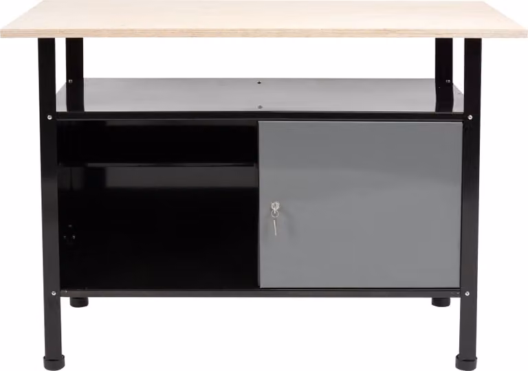 Scrivania da officina con cassetto, dimensioni 1160 x 600 mm