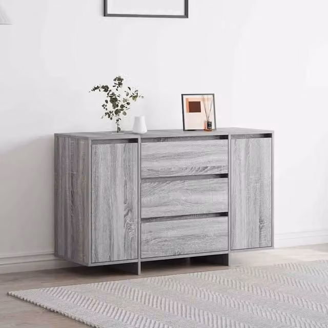 Credenza Grigio Sonoma 120 x 41 x 75 cm Legno ingegnerizzato 3333911