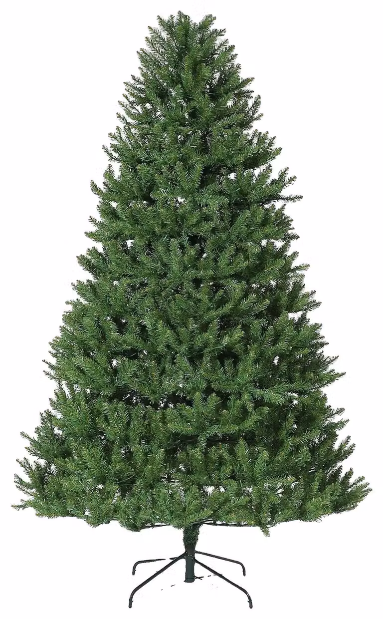 Albero di Natale, aspetto innevato, design salvaspazio, verde