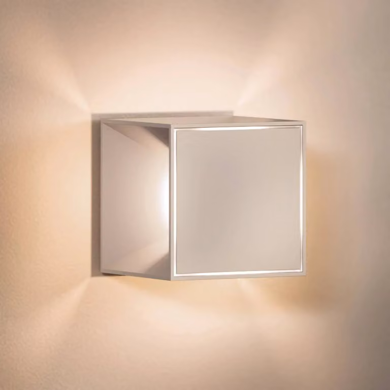 Sigor Nutalis mini lampada da tavolo LED, beige, IP54, dimmerabile mini,, Crema / Ambra, Soggiorno / Sala da pranzo, Alluminio