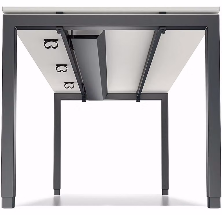 Passacavi per scrivania Cito 1800 mm Colore grigio antracite