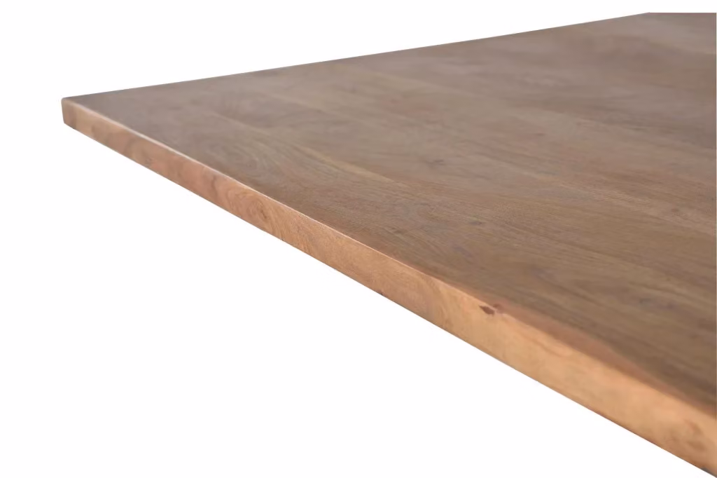 Tavolo da pranzo rettangolare in legno di acacia e metallo nero stile industrial Giner y Colomer – 2