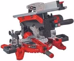 Troncatrice per legno Einhell con piano superiore e lama da 216 mm, larghezza 1500 mm, colore rosso