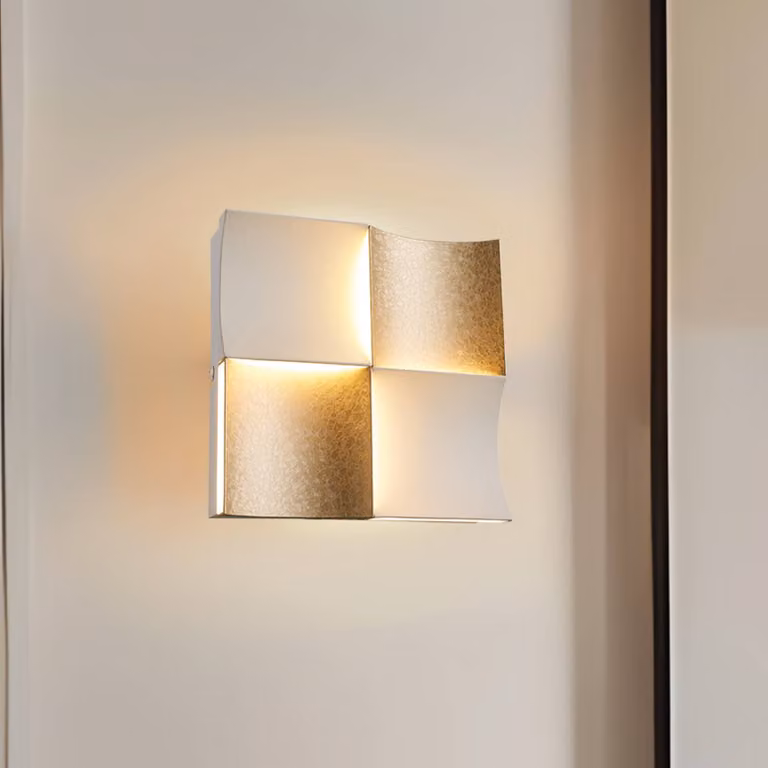 Viokef Applique da parete Ariella, Ottone / Oro, Soggiorno / Sala da pranzo, Alluminio, Moderno, Applique