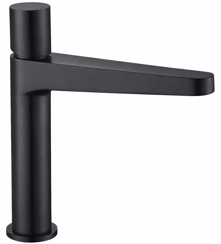 CERANO - Miscelatore da lavabo a colonna Loreta - modello basso - nero opaco