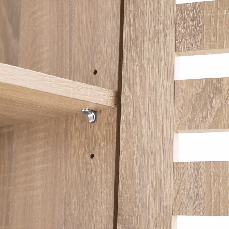 Armadietto Industriale TecTake GmbH in Legno Rovere Sonoma, L 38,5 cm x P 31,5 cm x H 81 cm